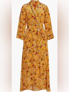 Hugo Kerlina Floral Wrap Max Dress - Size 6